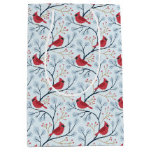 Pássaro Vermelho Inverno