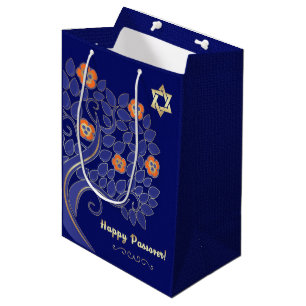 Sacola Para Presentes Média Passover feliz. As bolsas do presente
