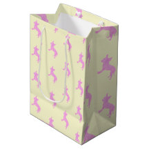 Pastel colors Chihuahua Paper Bag cute gift bag 