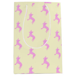 Sacola Para Presentes Média Pastel colors Chihuahua Paper Bag cute gift bag