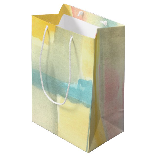 Sacola Para Presentes Média Pastel Luxe I (Frente inclinada)