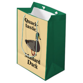 Sacola Para Presentes Média Pato Mallard Quack-Tástico