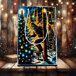 Sacola Para Presentes Média Pé Grande de Natal lendário