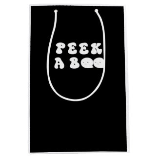Sacola Para Presentes Média Peekaboo Spooky Slogan