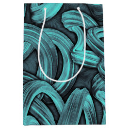 Sacola Para Presentes Média pensamento profundo - preto e branco: