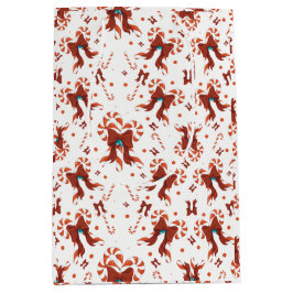 Sacola Para Presentes Média Peppermint Charm