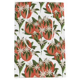 Sacola Para Presentes Média Pequena Cutie Clementine | Chá de fraldas Citrus