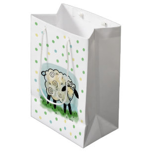 Sacola Para Presentes Média Pequena Saco Presente de Lamb