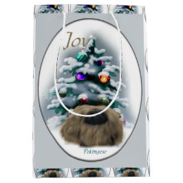 Sacola Para Presentes Média Pequim Amante Natal