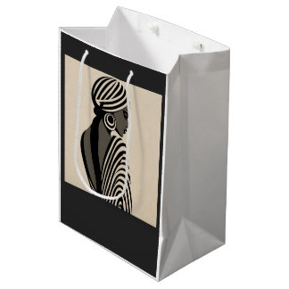 SACOLA PARA PRESENTES MÉDIA PERFIL ELEGANTE #1