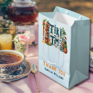 Sacola Para Presentes Média Personalização Personalizada do Partido TIKI