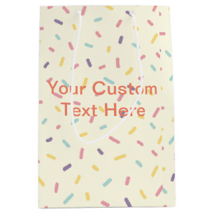 Sacola Para Presentes Média Personalizar a barra de papel, a barra de presente