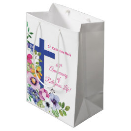 Sacola Para Presentes Média Personalize, 65 anos freira religiosa