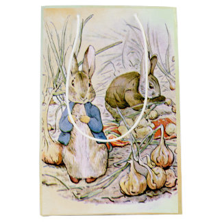Sacola Para Presentes Média Peter Rabbit
