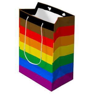 Sacola Para Presentes Média Philly Rainbow Pride Flag