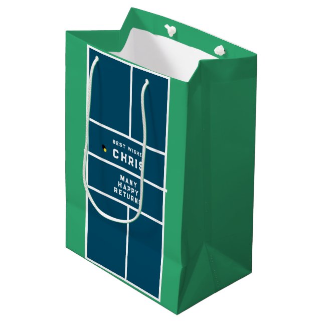 Sacola Para Presentes Média Picleball (Frente inclinada)