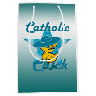 Sacola Para Presentes Média Pintinho católico nº 7
