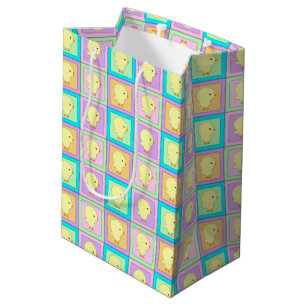 Sacola Para Presentes Média Pintinhos para bebês-presentes M