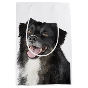Sacola Para Presentes Média Pintura realista de um belo cão