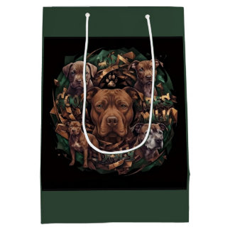 Sacola Para Presentes Média Pitbull