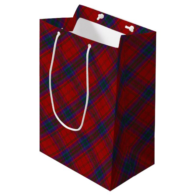 Sacola Para Presentes Média Plaid Vestiarium MacDougall Tradicional (Frente inclinada)