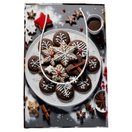 Sacola Para Presentes Média Plato de papel navidad 1 - 001