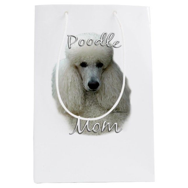 Sacola Para Presentes Média Poodle (what) Mãe 2 (Frente)