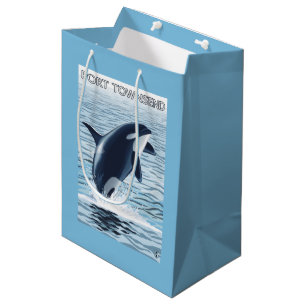 Sacola Para Presentes Média Porto Townsend, salto de WashingtonOrca