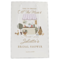 Presente de Chá de Noiva Fazendinha Rosa Mercado d