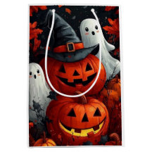 Presente de fantasmas e abóboras fofos de Hallowee