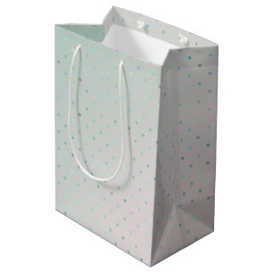 Sacola Para Presentes Média Presente Médio de Gama de Pêssego Girly M