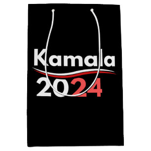 Sacola Para Presentes Média presidente kamala harris, presidente harris