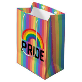 Sacola Para Presentes Média Pride Rainbow