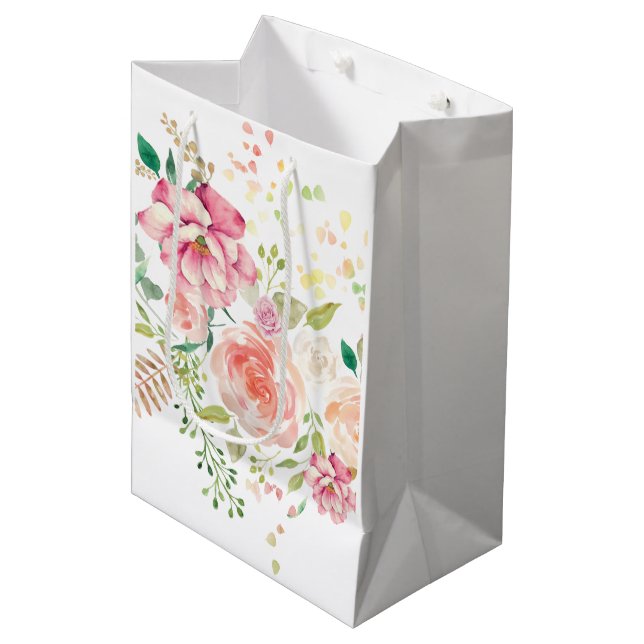 Sacola Para Presentes Média primavera (Frente inclinada)