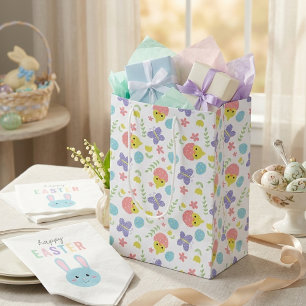Sacola Para Presentes Média primavera de Kawaii Colorful Colorful Pastel do fe