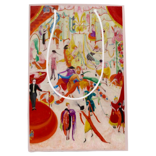 Sacola Para Presentes Média Primavera venda na Bendel de Florine Stettheimer (Frente)