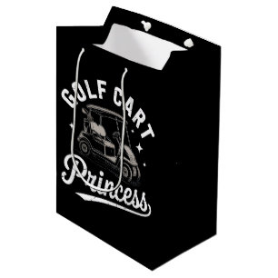 Sacola Para Presentes Média Princesa Engraçada de Carrinho de Golfe Senhoras d