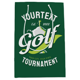 Sacola Para Presentes Média Pro Golfer Troféu de Golfe Torneio de Golfe