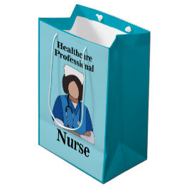 Sacola Para Presentes Média Profissional de Enfermagem Profissional de Saúde
