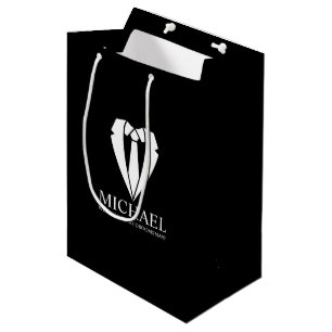 Sacola Para Presentes Média Proposta de Padrinho de casamento Personalizado de