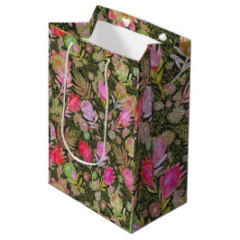 Sacola Para Presentes Média Protea Garden
