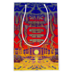 Sacola Para Presentes Média Psychedelic Dreamland