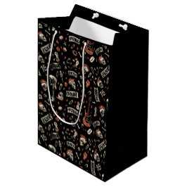 Sacola Para Presentes Média Punk Rock Pattern - Negrito e rebelde