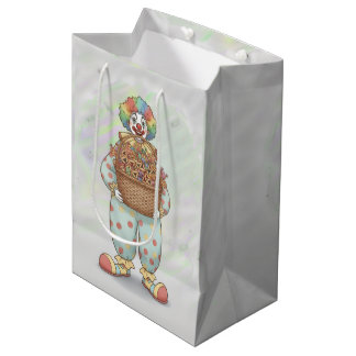 Sacola Para Presentes Média Purim Clown Mishloach Manot 