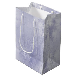 Sacola Para Presentes Média Púrpura de Lavanda com poeira chic