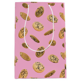 Sacola Para Presentes Média Realistic Cookie Pattern Gift Bag