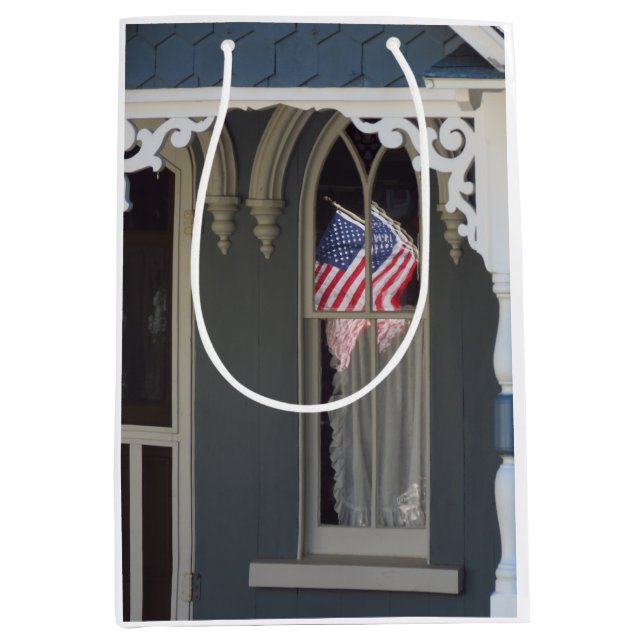 Sacola Para Presentes Média Reflexões de Sinalizador - Martha's Vineyard (Frente)