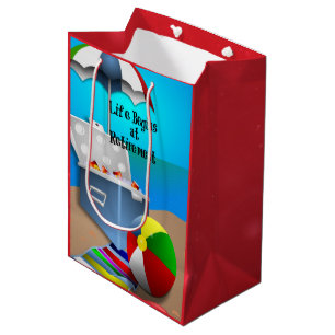Sacola Para Presentes Média Reforma - Divertida na praia