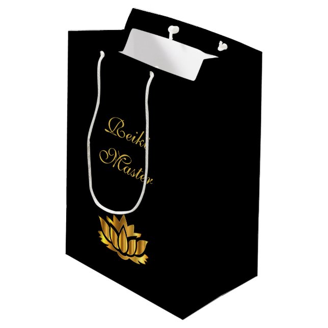 Sacola Para Presentes Média Reiki Master (Verso inclinado)