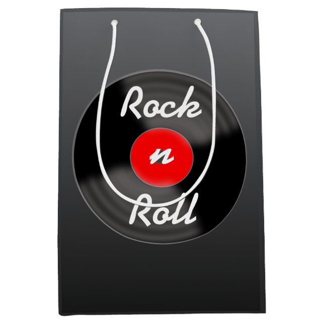 Sacola Para Presentes Média Retro Record Gift Bag (Frente)